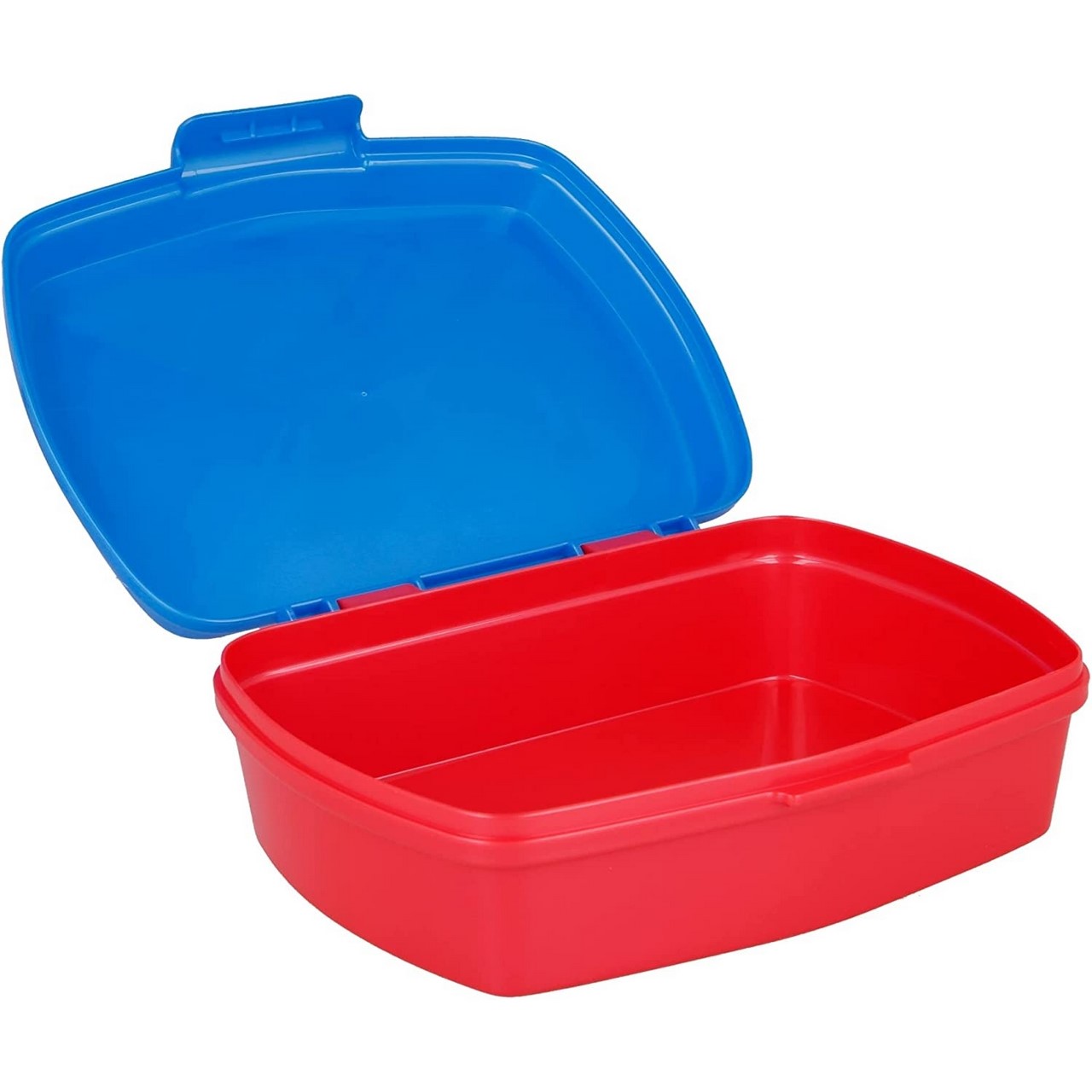 Spiderman Lunchbox lunch box, Polypropylene red / blue, 14x18 cm Af Interni